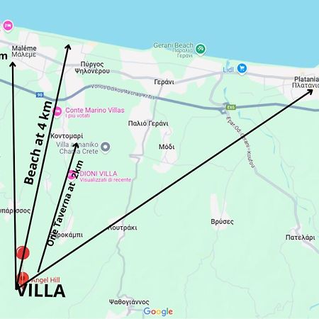 Angel Hill Villa Xirokámbion Zewnętrze zdjęcie