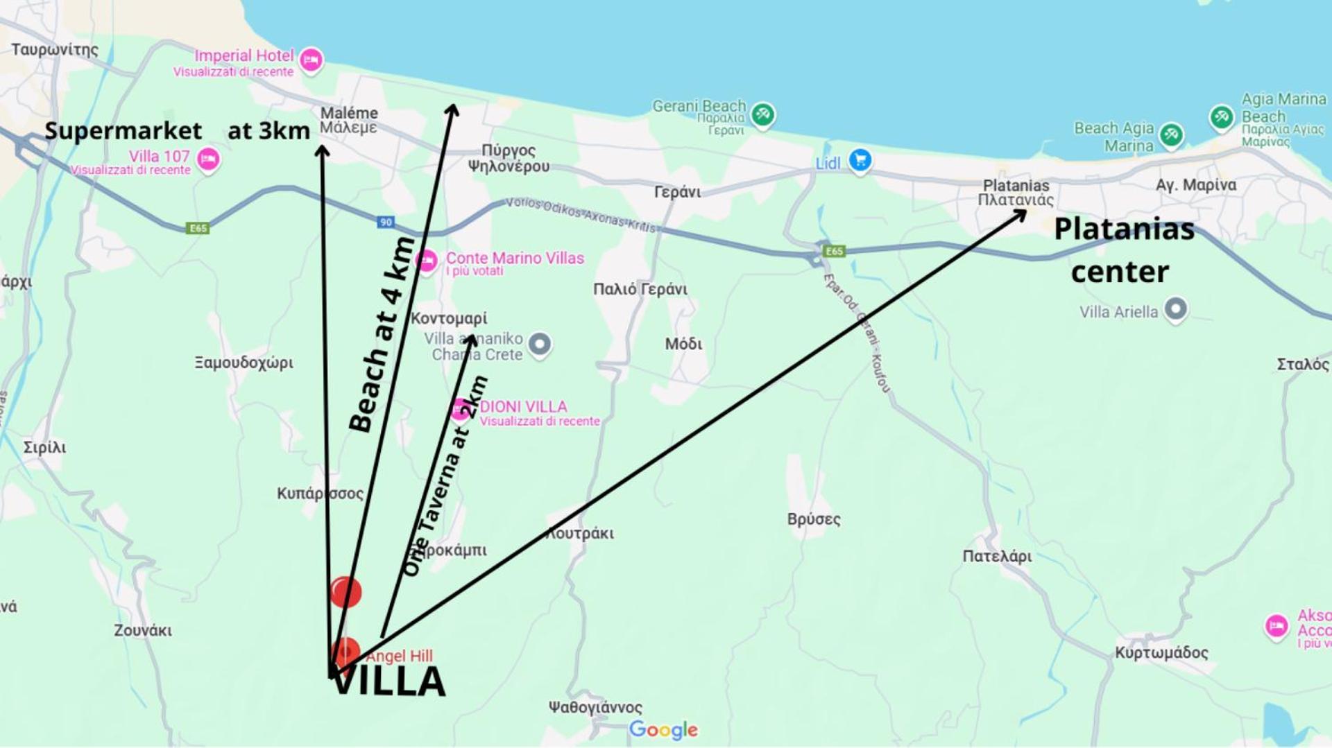 Angel Hill Villa Xirokámbion Zewnętrze zdjęcie